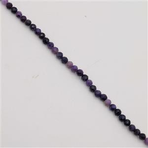 30cts Fluorite Stone Faceted Rounds Approx 4.5mm, 38cm Strand