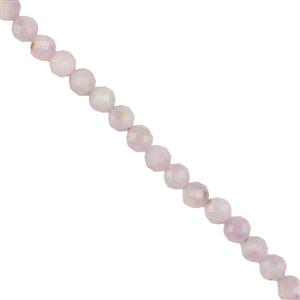 40cts Kunzite Faceted Rounds Approx 4mm 