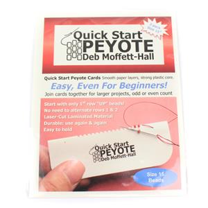 Quick Start Peyote 15/0 Delica and Seed Bead (3card/pack)