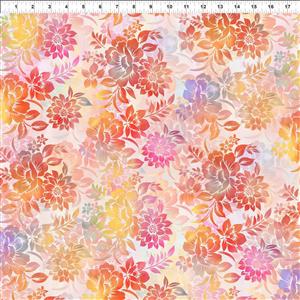 Jason Yenter Garden Of Dreams II Collection Flower Bouquet Multi Fabric 0.5m
