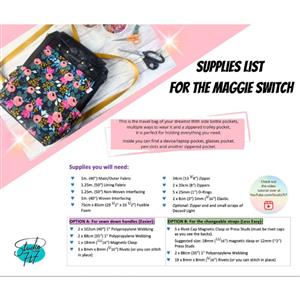 Studio 7t7 Maggie Switch Bag Instructions
