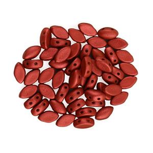 IrisDuo Beads Lava Red, 4x7mm (50pcs)