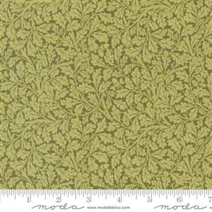 Moda Morris Meadow Collection Acorn Blenders Leaf Fennel Green Fabric 0.5m