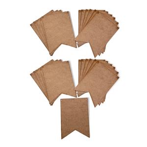 Mini MDF Bunting - Swallow Tailed pack of 24