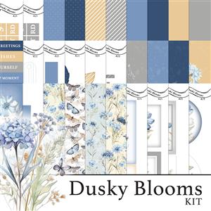 The Crafty Witches Dusky Blooms Digital Download Kit