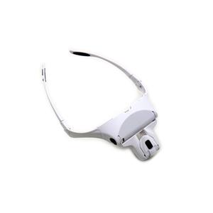 LED Illuminated Hands Free Light and Magnifications visor with 5 Lenses