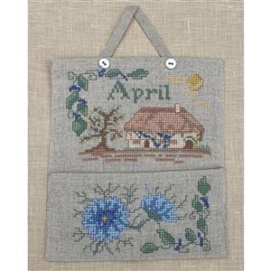 Cross Stitch Guild April Calendar Posey Pocket