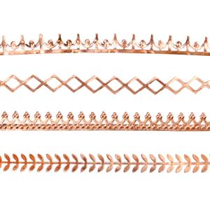 Rose Gold Bare Copper Gallery Wire Project With Instructions By Ellie Gallagher