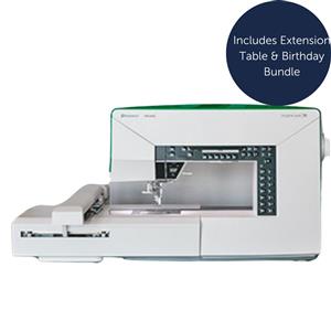 Husqvarna Jade™ 35 Sewing & Embroidery Combi Machine with Birthday Quilting Bundle Including Extension Table (worth £109)