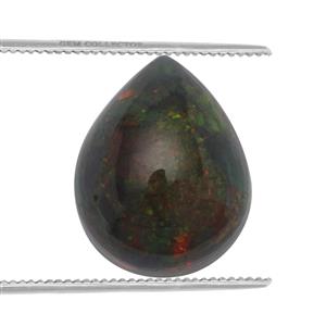 1.25cts Ethiopian Black Opal 10x8mm Pear  (S)
