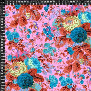 Kaffe Fassett Collective Marble Gradi Floral Lavender Fabric 0.5m