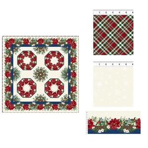 Jason Yenter Winter Blooms Kaleidoscope Quilt Kit: Pattern & Fabric (8.5m)