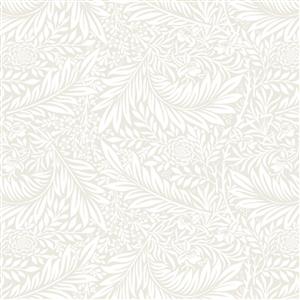 William Morris V&A Larkspur Ivory Extra Wide Backing Fabric 0.5m (274cm wide)