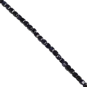 20cts Sapphire Faceted Cubes Approx 2.5mm, 38cm Strand
