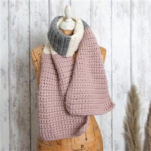 Wool Couture Hannah's Beginner Scarf Accessories Crochet Kit With Free Crochet Hook Usually £5