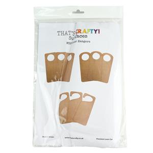 That's Crafty! Surfaces MDF Door Hangers - 3 shapes/3 of each shape