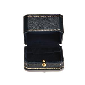 Navy Vintage Style Earring Box Approx 7.5x7.5x5cm
