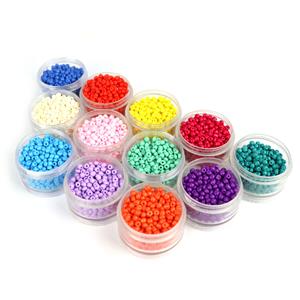 Palette; 12 x4mm x 100g Bag Seed Beads