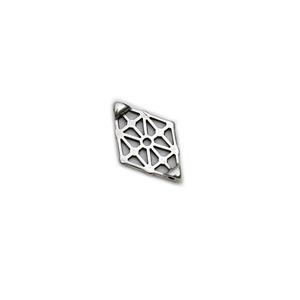 Cymbal Clima - Gemduo Connector - Antique Silver Plated (1pk)