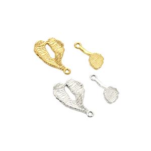 925 Sterling Silver Leaf and Branch Toggle Clasp, Approx 18mm