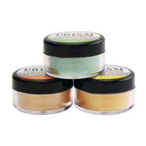 Prism Pearlescent Powders - Set 4, Glimmering Green, Sunshine Shimmer & Opalescent Orange
