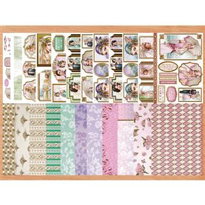 Art Deco Springtime cardmaking kit with Forever Code