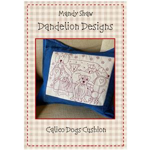 Mandy Shaw Calico Dogs Cushion Pattern