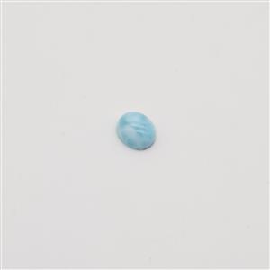 6cts Larimar Oval Cabochon Approx 10x12mm, 1pc