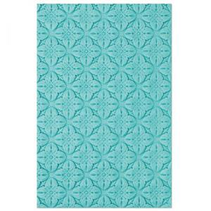 3-D Textured Impressions Embossing Folder Floral Pillows
