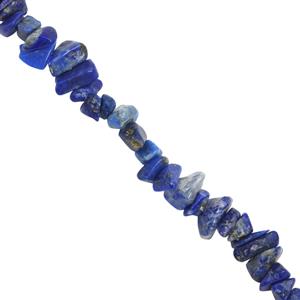 90cts Lapis Lazuli Nuggets Approx 2x1 to 8x3mm, 80cm Strand