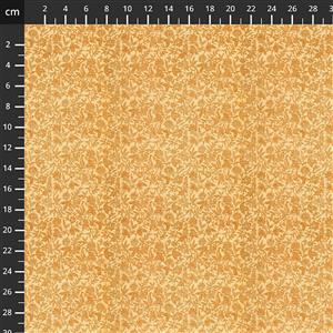Tim Holtz Eclectic Elements Palette Digital Collection Tiny Print Orange Fabric 0.5m