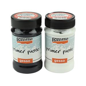 Pentart Acrylic Primer Paste - Black & White - Set of 2 - 100ml each