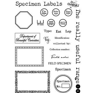 Janie's Originals - Specimen Labels- A6 Stamp Set