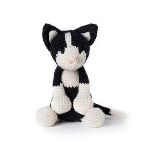 TOFT’s Crochet Paddy the Black and White Cat