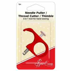 Sew Easy 3-in-1 Thimble, Cutter, Puller Tool 