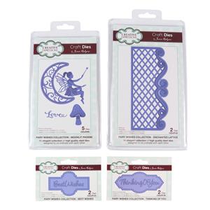 Jamie Rodgers Fairy Wishes Collection -  Phoebe - Inc; Phoebe, Lattice, Thinking Of You & Best Wishes - 11 Dies Total