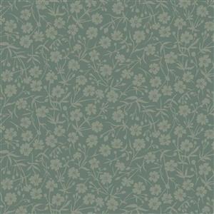 Liberty August Meadow Thistle Green Fabric 0.5m
