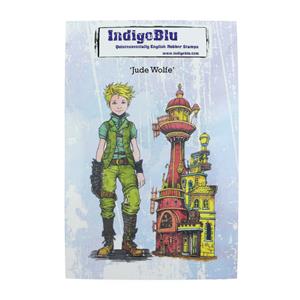Jude Wolfe A6 Red Rubber Stamp