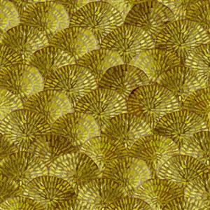 Leaf Dance Tree Scallop Fabric 0.5m