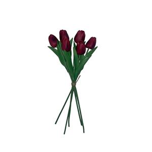 La Maison des Fleurs - Tulips - 6 Stems of Red Tulips
