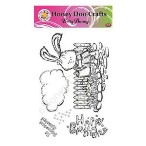Honey Doo Crafts Betty Bunny A6 Stamp Set