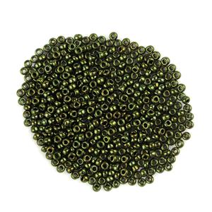 11/0 Miyuki Olive, 24GM/TB