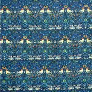 William Morris Birds Percale Fabric 0.5m