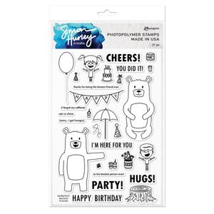 Simon Hurley Bestest Friends Clear Stamp Set