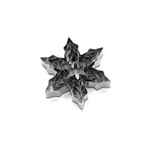 5pk Snowflake Petal Cutters from Approx 28mm to 110mm