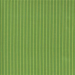 Moda Sunday Stroll Green Stripe Fabric 0.5m