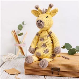 Wool Couture Belle The Giraffe Cotton Crochet Kit With Free Crochet Hook Worth £4