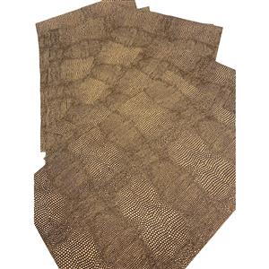Smithys Deal of the day-  50 sheets A4 Lizard embossed paper 90gsm in natural browns colour tones 