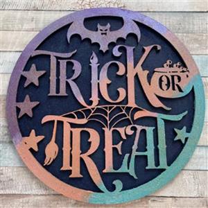 MFD Trick or Treat Sign - 250mm x 250mm