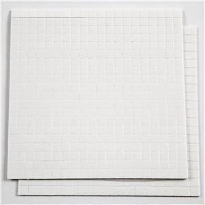 3D Foam Pads, white, size 5x5 mm, thickness 1 mm, 2 sheet/ 1 pack, 2x400 pc